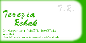 terezia rehak business card